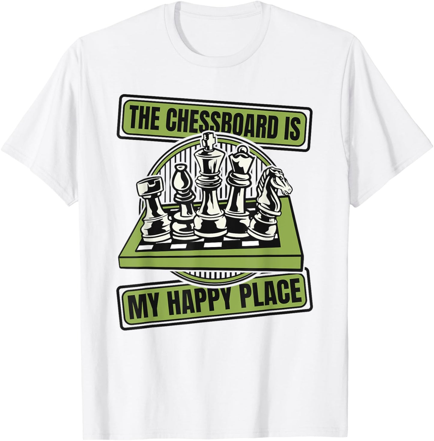 The Chessboard Is My Happy Place Queen Player Chess Apparel | Google Shopping Optimized | Customer Favorite