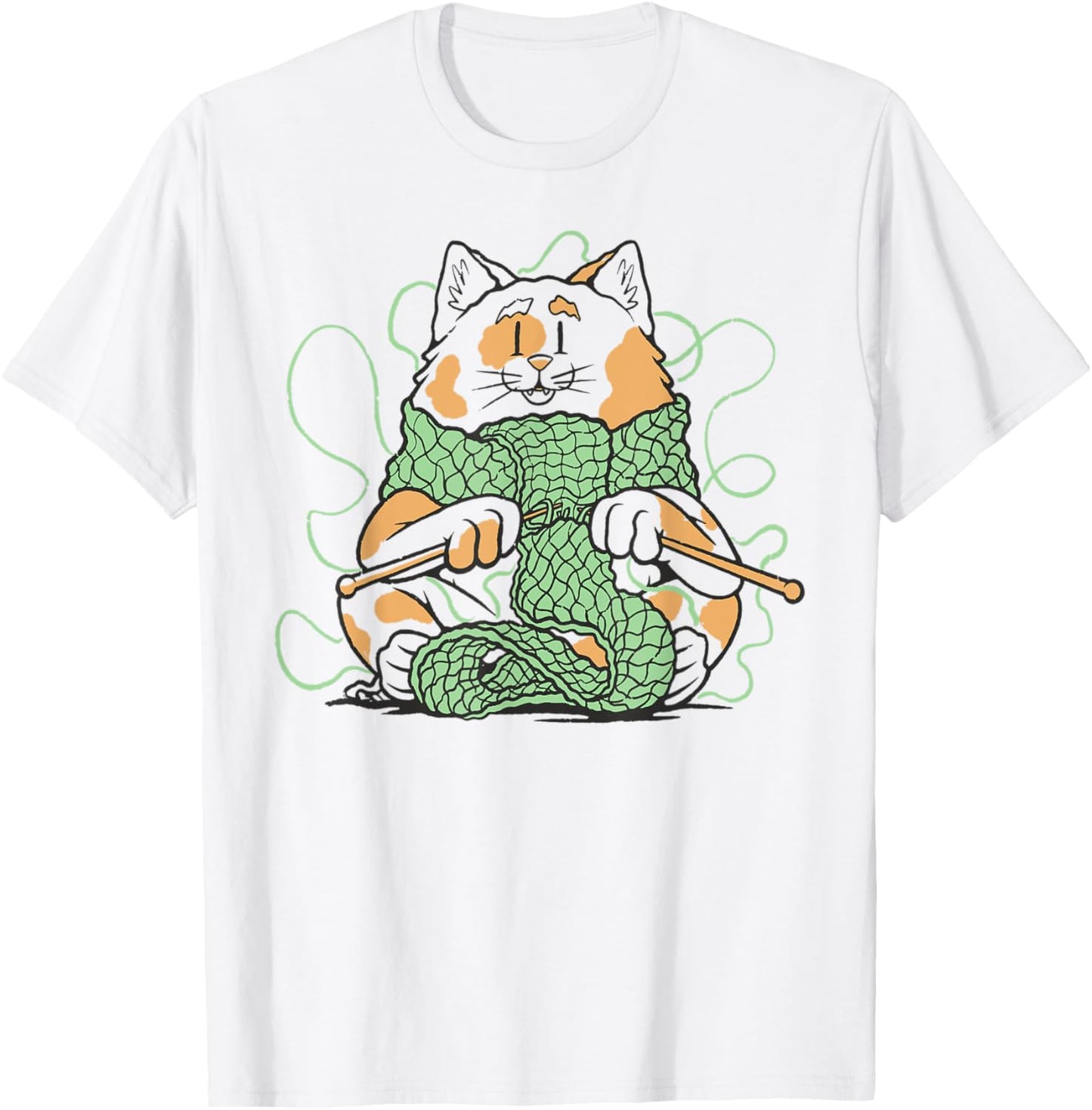 Funny Crazy Cat Lady Knitting Kitty Yarn Lover Crafting Cats Yarn Supply | High Search Volume | Best Seller Choice