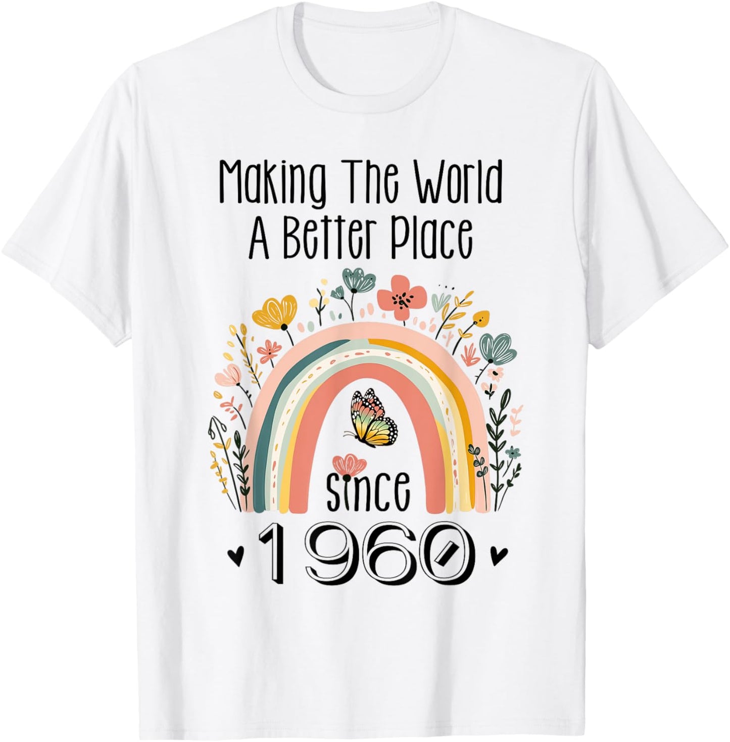 65th Birthday Making The World A Better Place Since 1960 Apparel | Google Shopping Optimized | High CTR Boost