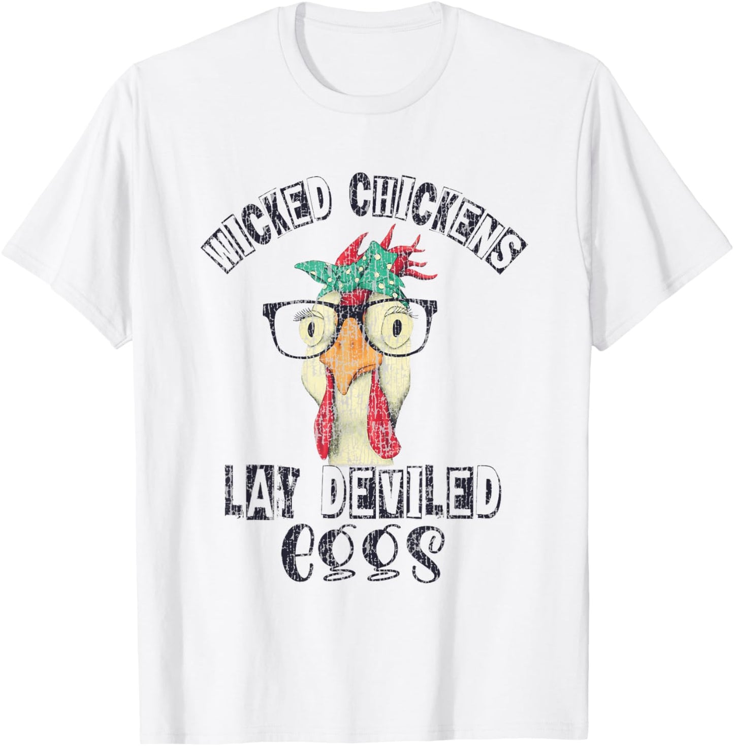 Wicked Chickens Lay Deviled Eggs Farming Apparel | Premium Quality | Comfort Daily Wear