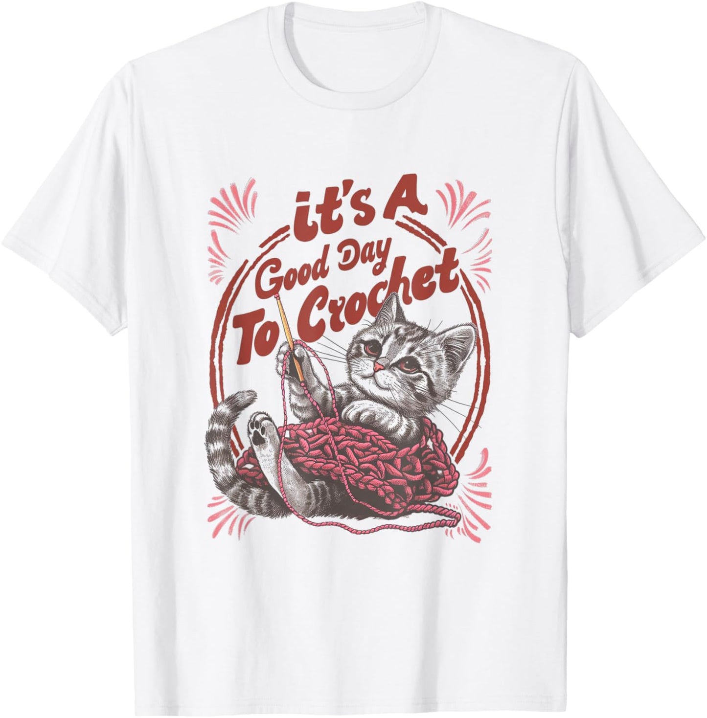 It u2019s a Good Day to Crochet Cute Kitten in Yarn Yarn Supply | High Search Volume | Best Seller Choice