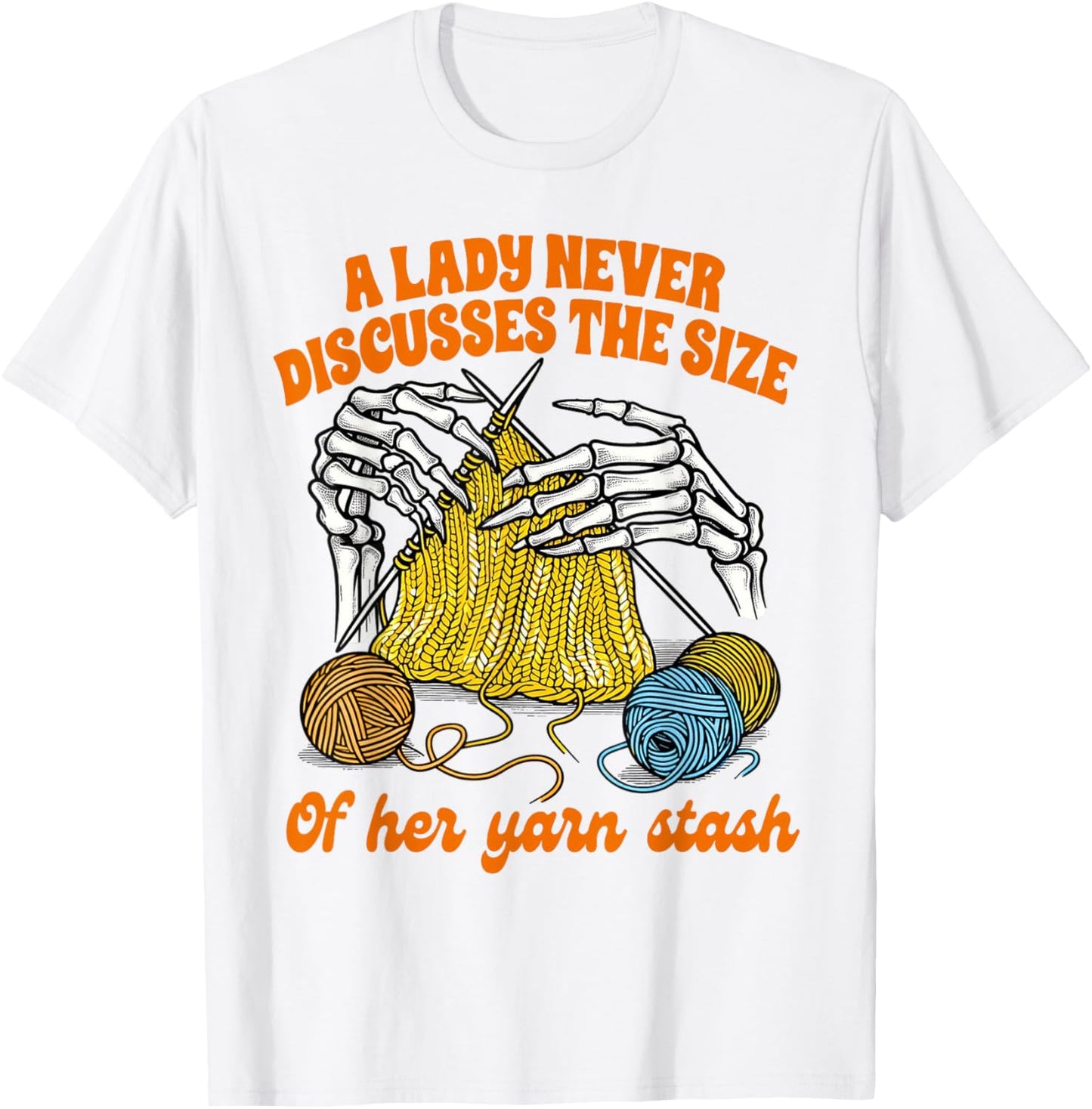 Knitting Lover Knit Happens The Size Of Her Yarn Stash Yarn Supply | High Search Volume | Perfect for Crafters