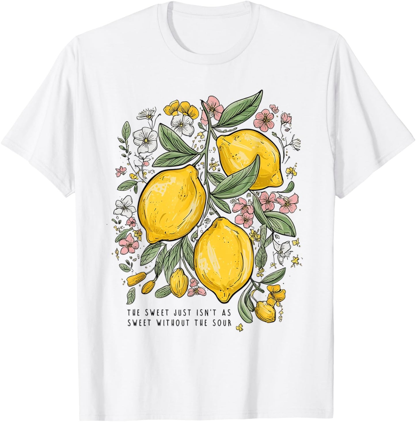 Retro Lemon Tee Lemon Fruits Design Citrus Lime Lemontree T-Shirt | Premium Quality | Aesthetic Fit