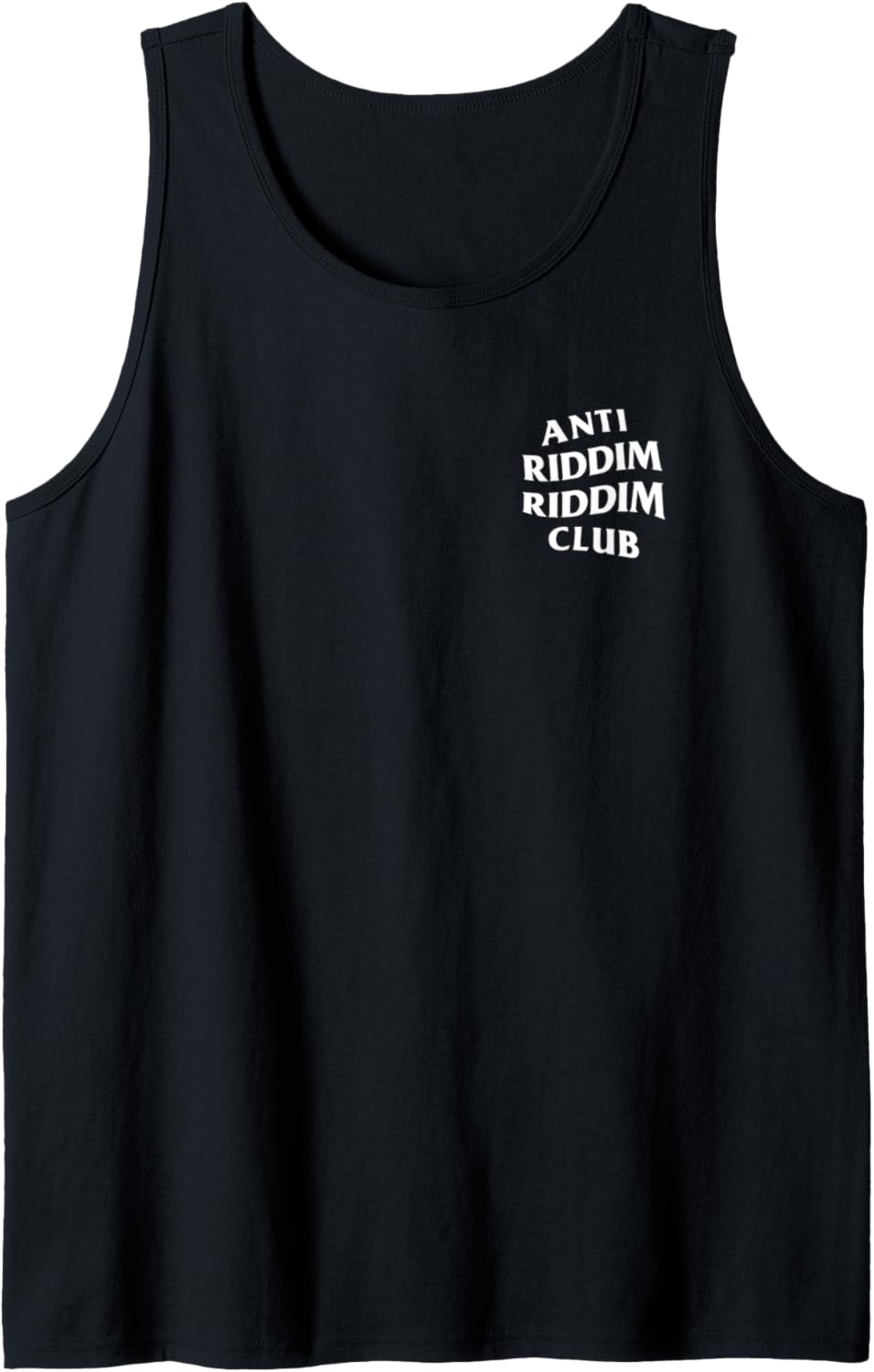 Anti Riddim Riddim Club Front Back Printed Tank Top Tank Top | Perfect Gift Idea