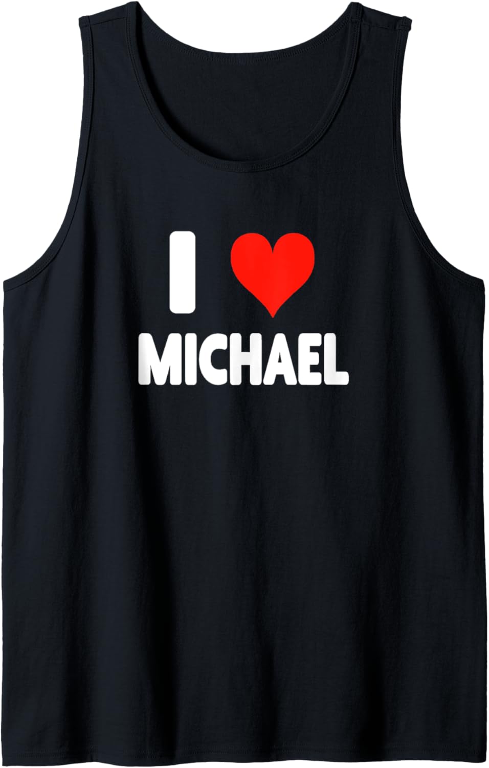 I Love Michael - Heart Tank Top Tank Top | US Best Seller