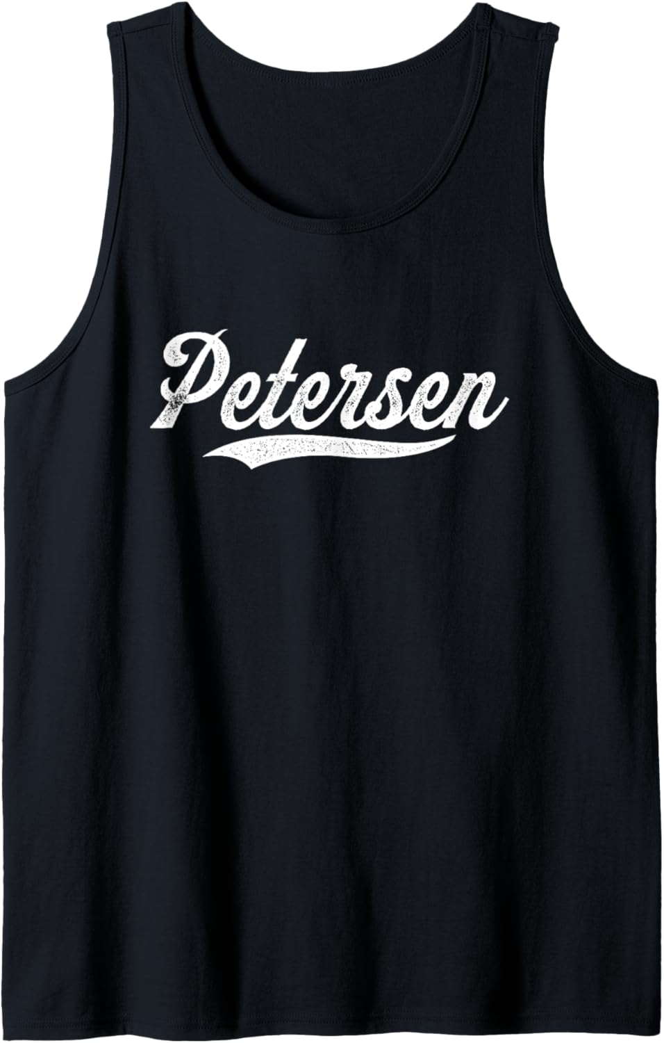 Distressed Script Michael Petersen Prospect Baseball Fan Tank Top Tank Top | Everyday Casual Wear