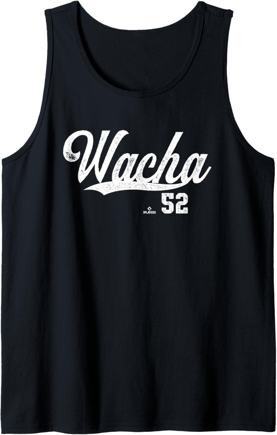Distressed Swoosh Michael Wacha Kansas City Baseball MLBPA Tank Top Tank Top | Everyday Casual Wear