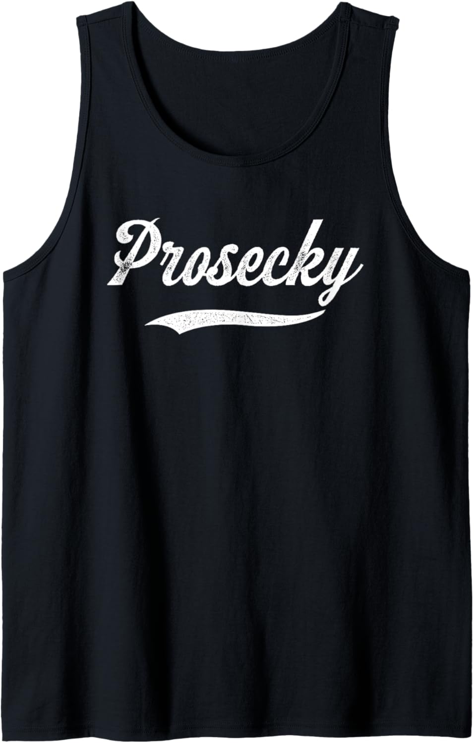 Distressed Script Michael Prosecky Prospect Baseball Fan Tank Top Tank Top | Viral Streetwear Style