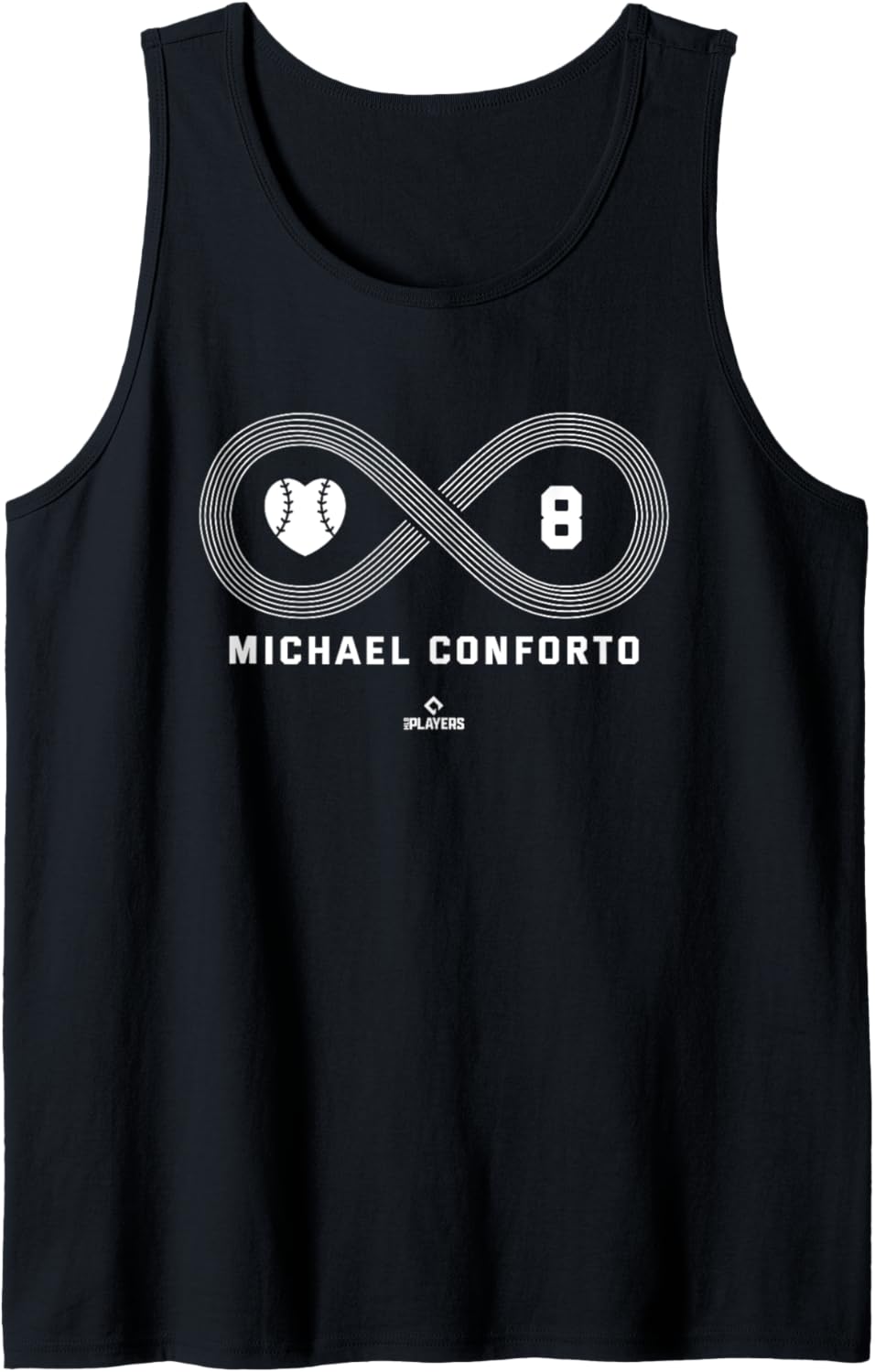 Infinite Love Michael Conforto San Francisco MLBPA Tank Top Tank Top | Viral Streetwear Style