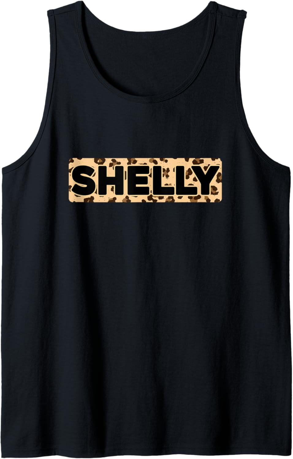 Funny Shelly Leopard Print Personalized Name Shelly Tank Top Tank Top Premium Print US Top Pick