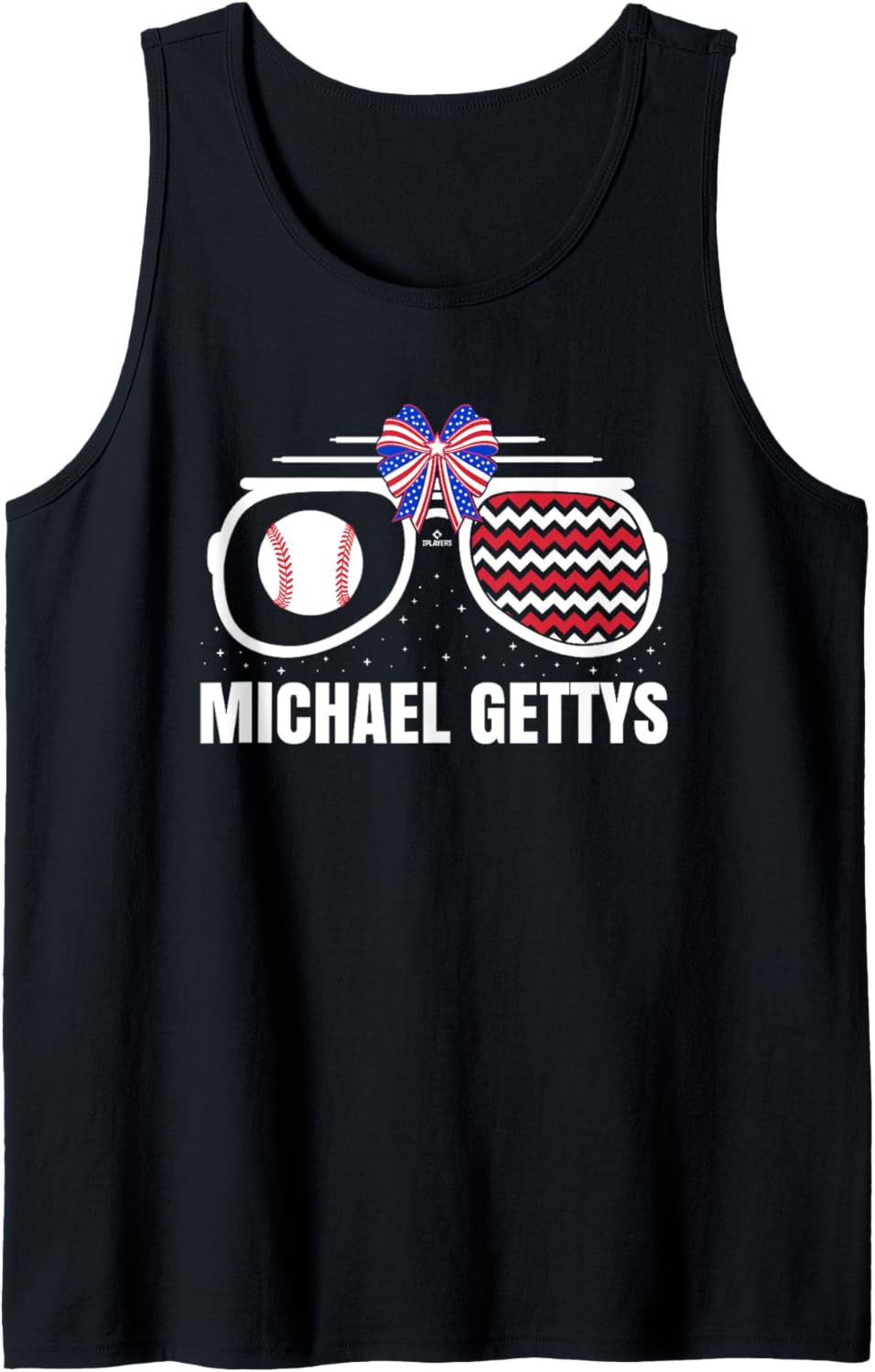 American Glasses Michael Gettys Prospect Baseball Fan Gear Tank Top Tank Top | Everyday Casual Wear