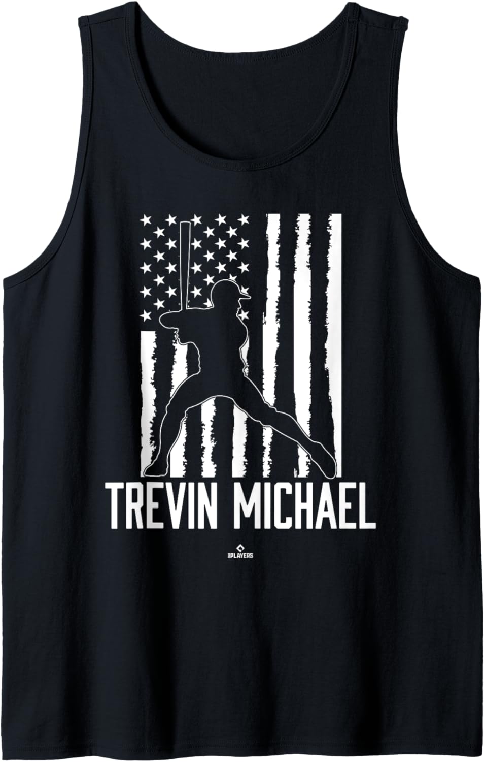 Distressed Flag Swing Trevin Michael Prospect Baseball Fan Tank Top Tank Top | Premium Quality