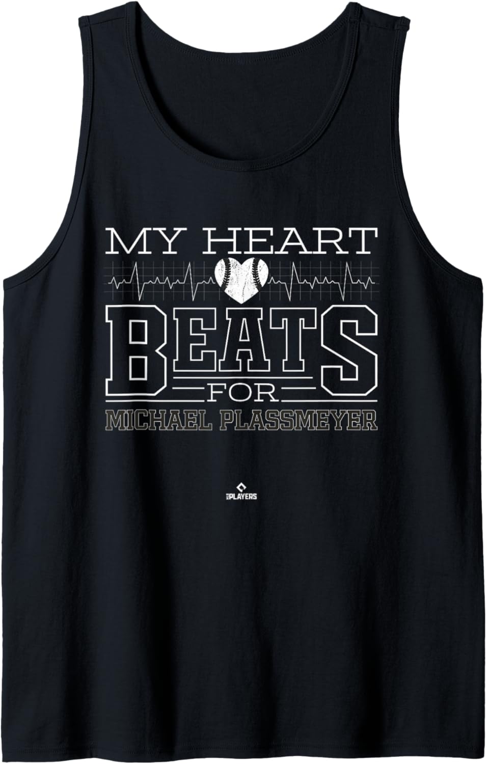 My Heart Beats for Michael Plassmeyer Prospect Baseball Fan Tank Top Tank Top | Perfect Gift Idea