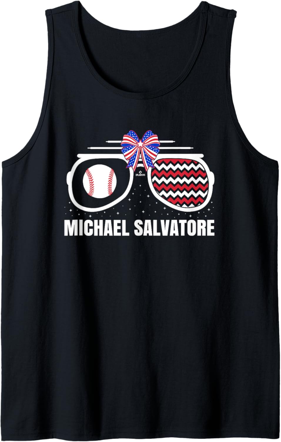 American Glasses Michael Salvatore Prospect Baseball Fan Tank Top Tank Top | Everyday Casual Wear