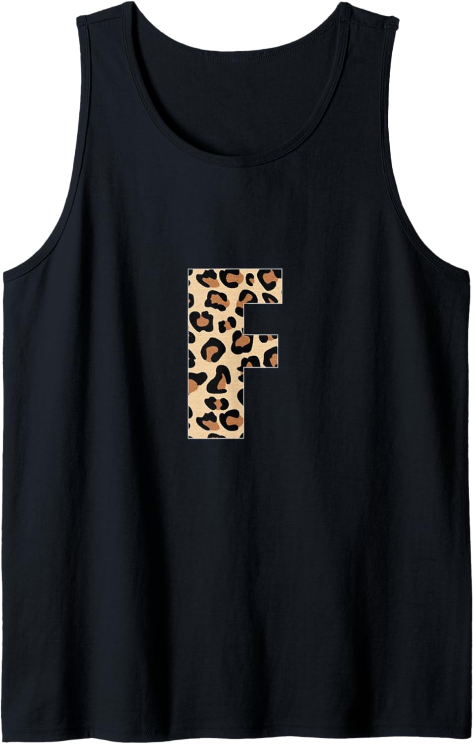 Cheetah Print Letter F Initial Letter F Leopard Tank Top Tank Top High Search Demand US Top Pick