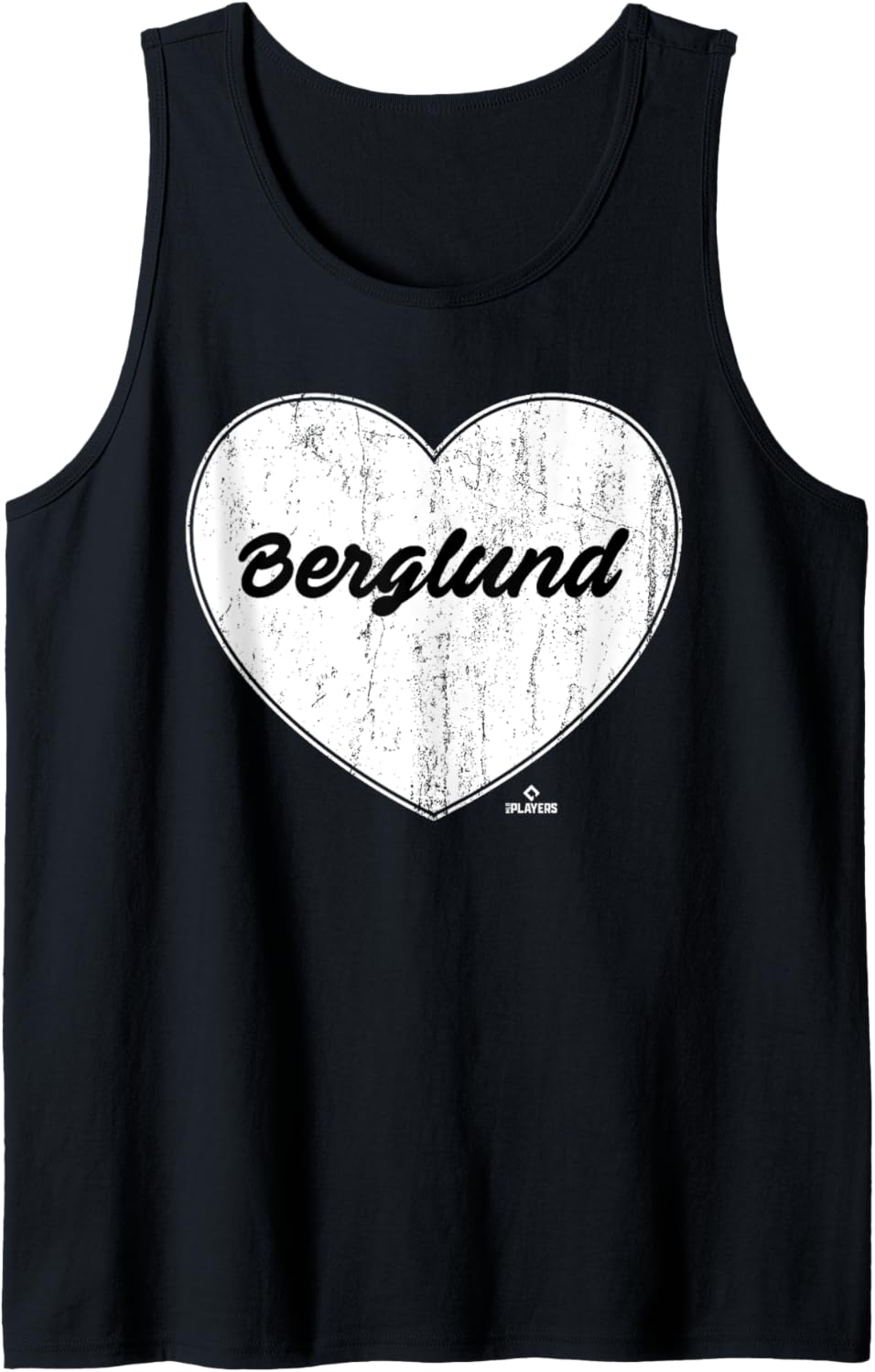 Distressed Heart Michael Berglund Prospect Baseball Fan Gear Tank Top Tank Top | Everyday Casual Wear