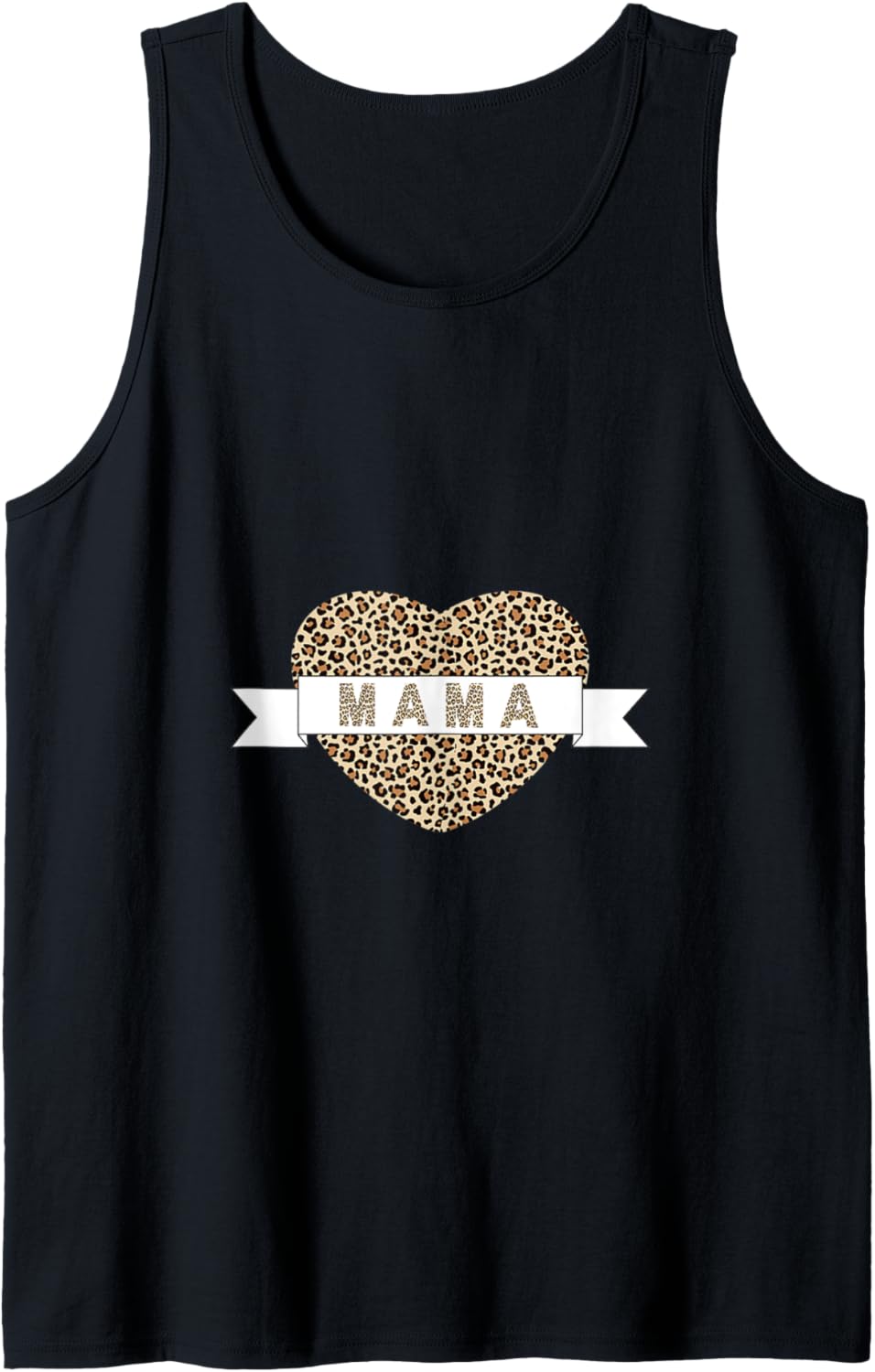 Mama Cheetah Heart Tank Top Tank Top Comfort Fit Fan Favorite