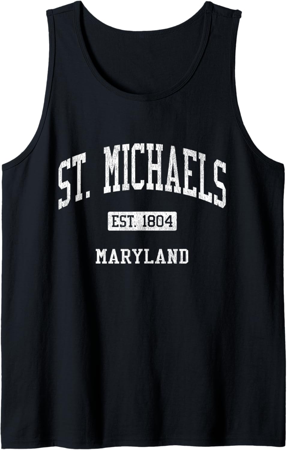 St. Michaels Maryland MD JS04 Vintage Athletic Sports Tank Top Tank Top | Viral Streetwear Style