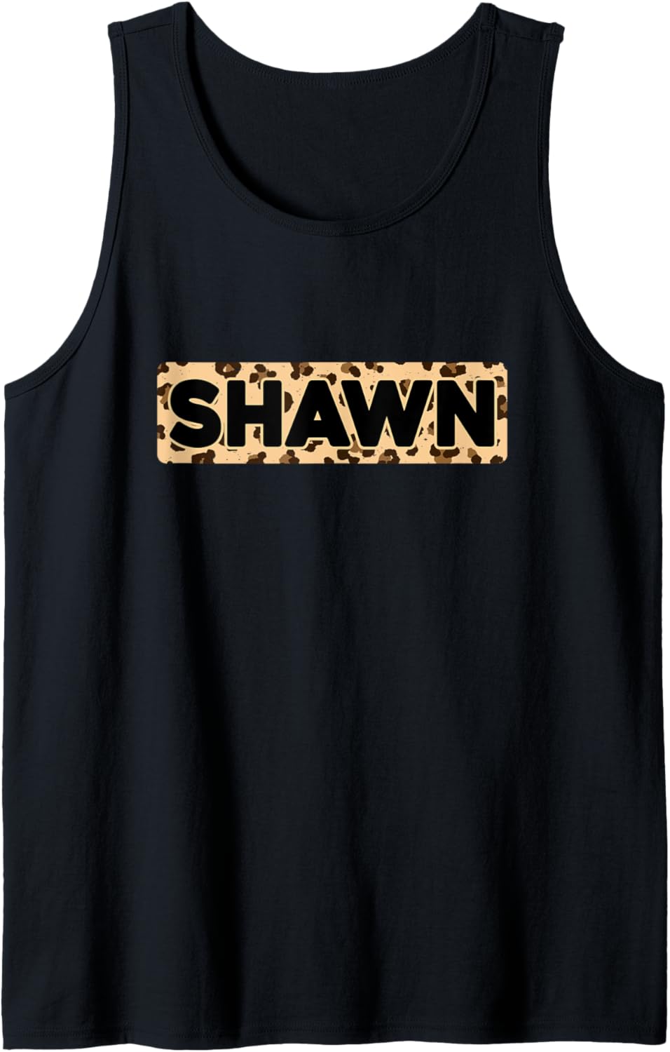 Funny Shawn Leopard Print Personalized Name Shawn Tank Top Tank Top High Search Demand Gift Ready