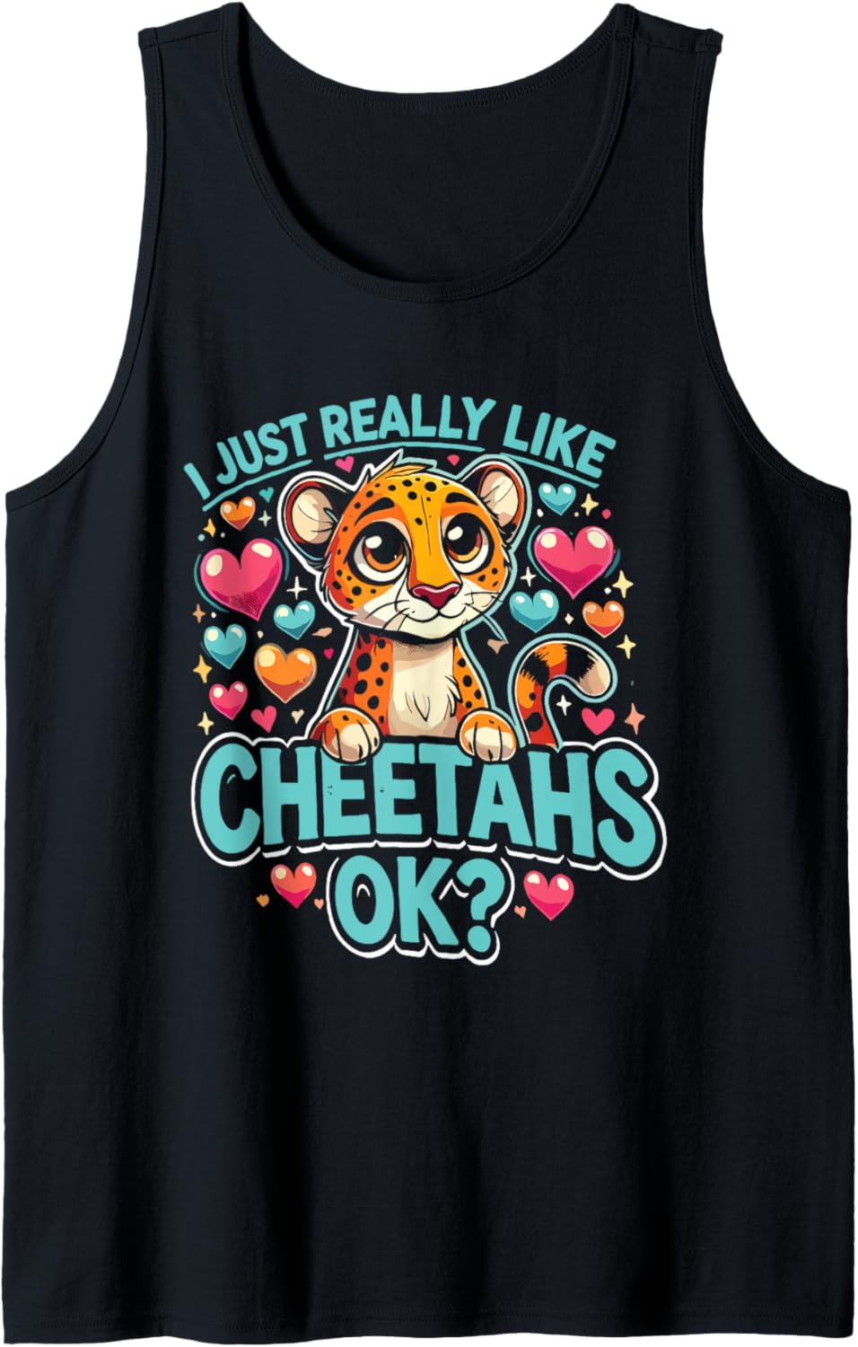Wild Cat Leopard Cheetah Safari Cheetah Lover Kids Tank Top Tank Top Trending US Hot Right Now