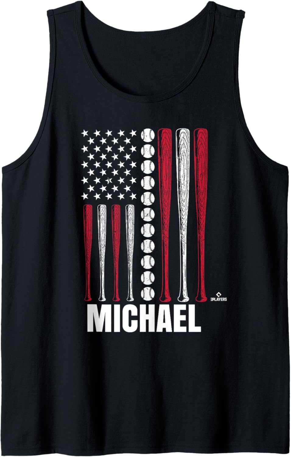 Baseball American Flag Michael Limoncelli Prospect Baseball Tank Top Tank Top | US Best Seller