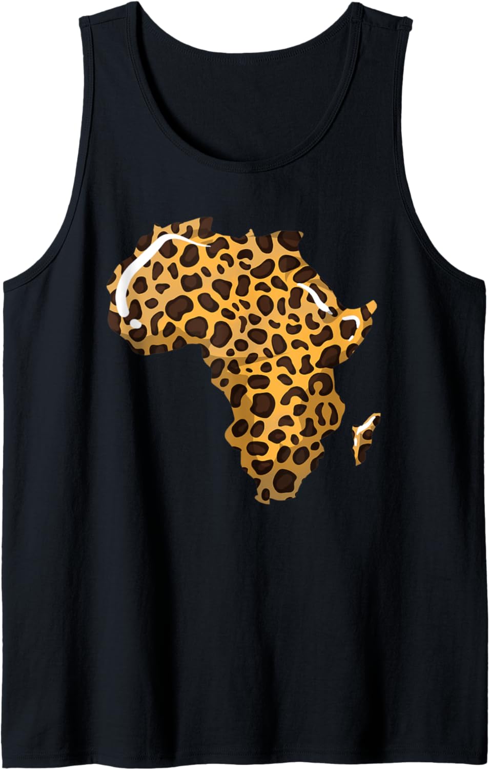 Cute Leopard Print Africa Shape Cheetah Outline Kids Gift Tank Top Tank Top Viral TikTok Find Gift Ready