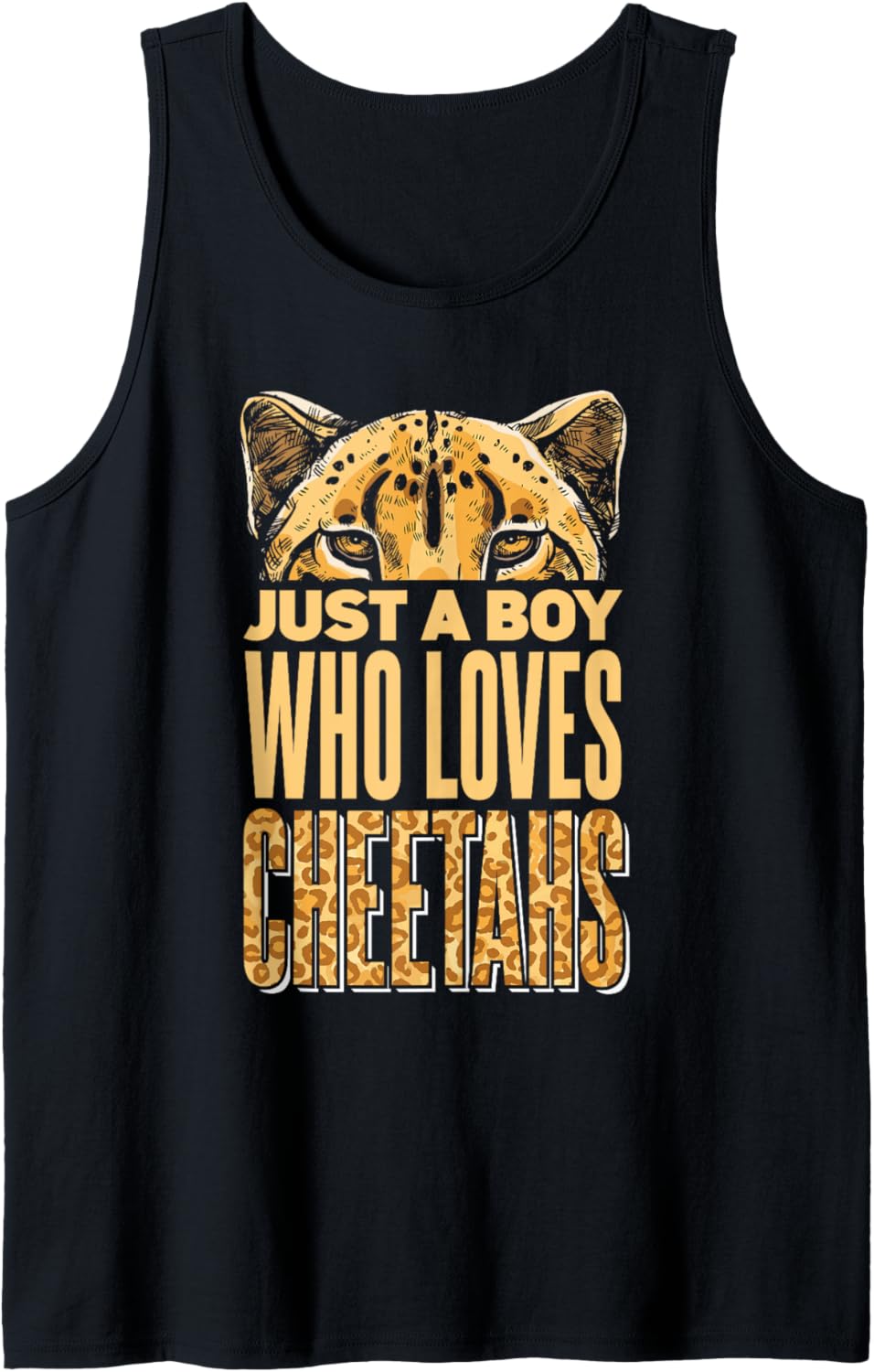 Wildlife Leopard Cheetah Boys Tank Top Tank Top High Search Demand Everyday Wear