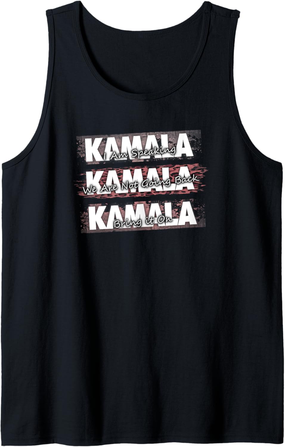 Kamala Harris Pink Cheetah Print with Harris Quotes Tank Top Tank Top Comfort Fit Best Seller Look