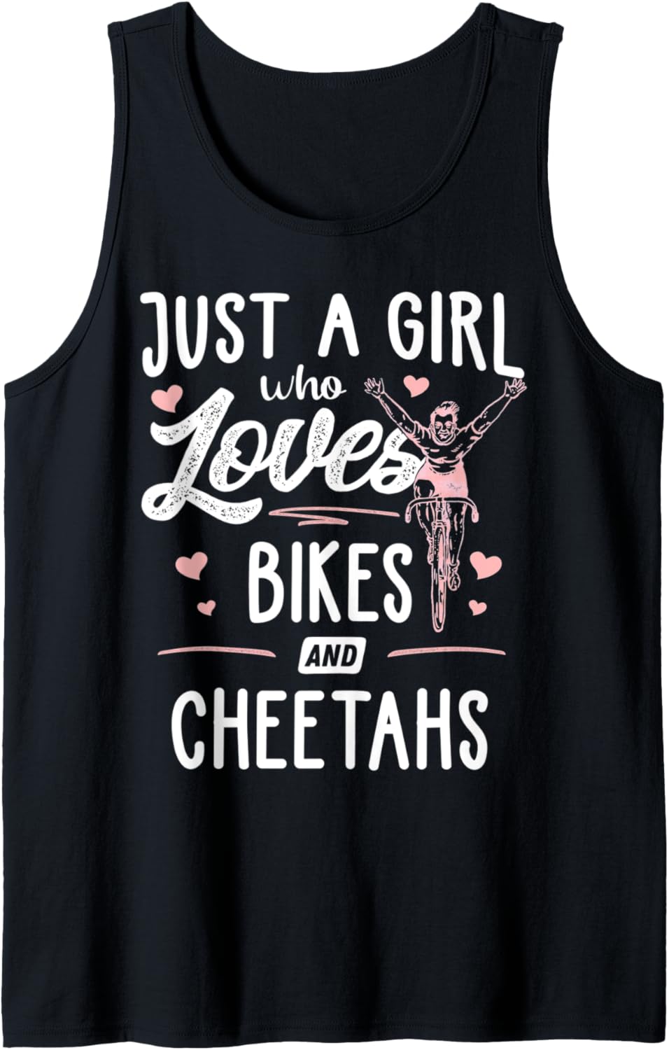 Just A Girl Who Loves Bikes And Cheetahs Gift Women Tank Top Tank Top Comfort Fit Hot Right Now