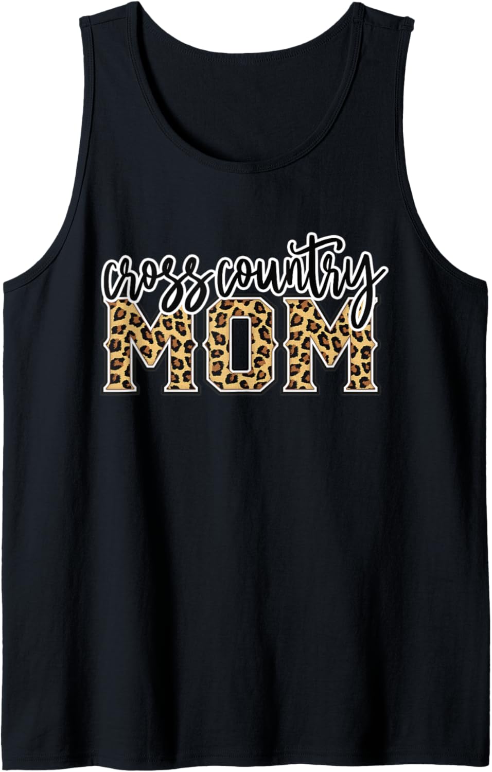 Cross Country Mom Leopard Print Womens Cheetah Proud Mother Tank Top Tank Top Premium Print US Top Pick