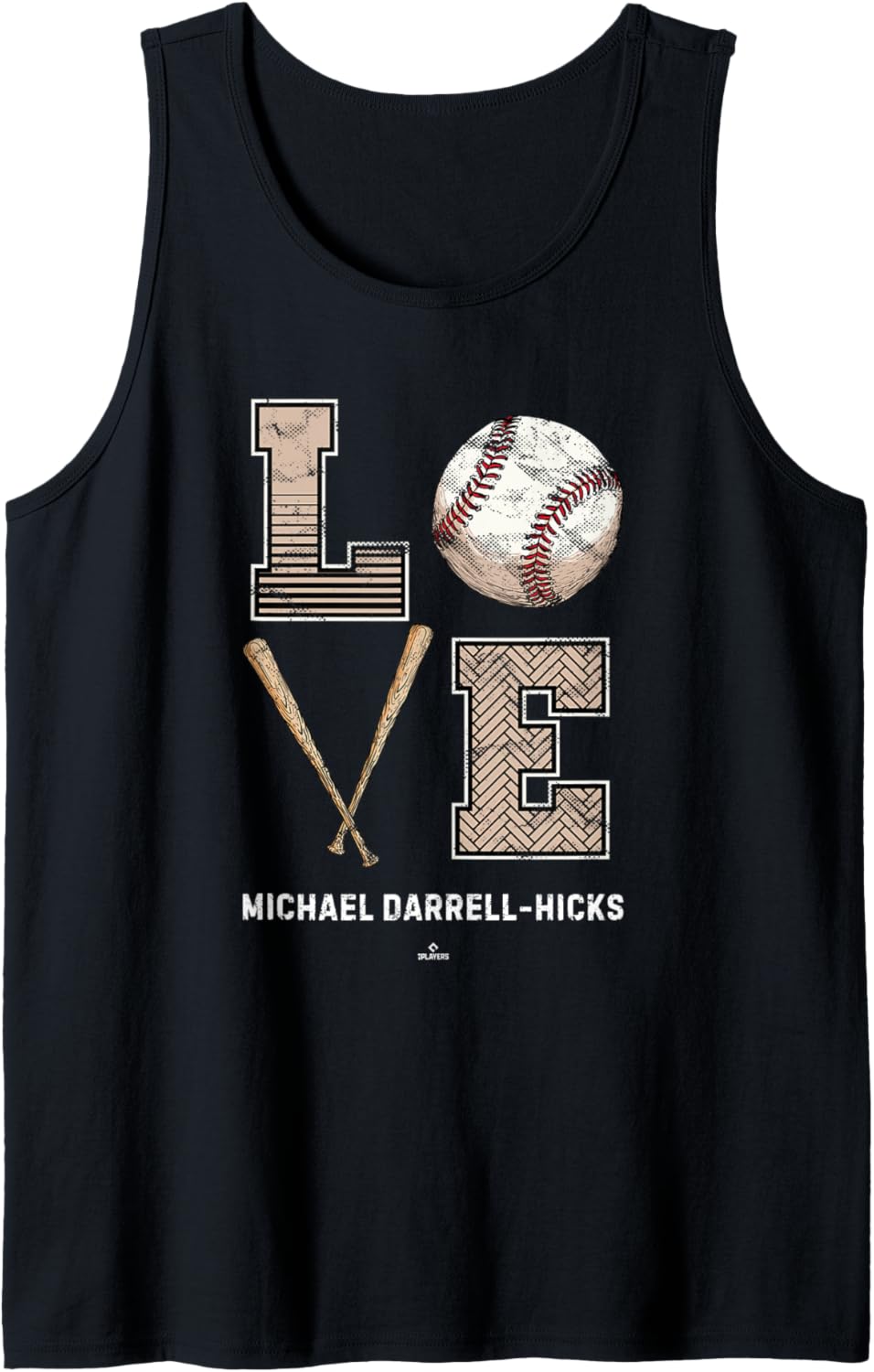 Baseball Love Michael Darrell-Hicks Prospect Baseball Fan Tank Top Tank Top | US Best Seller