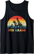 Funny Cheetah Fourth Grade Back to School Teacher Student Tank Top Tank Top Trending US Gift Ready