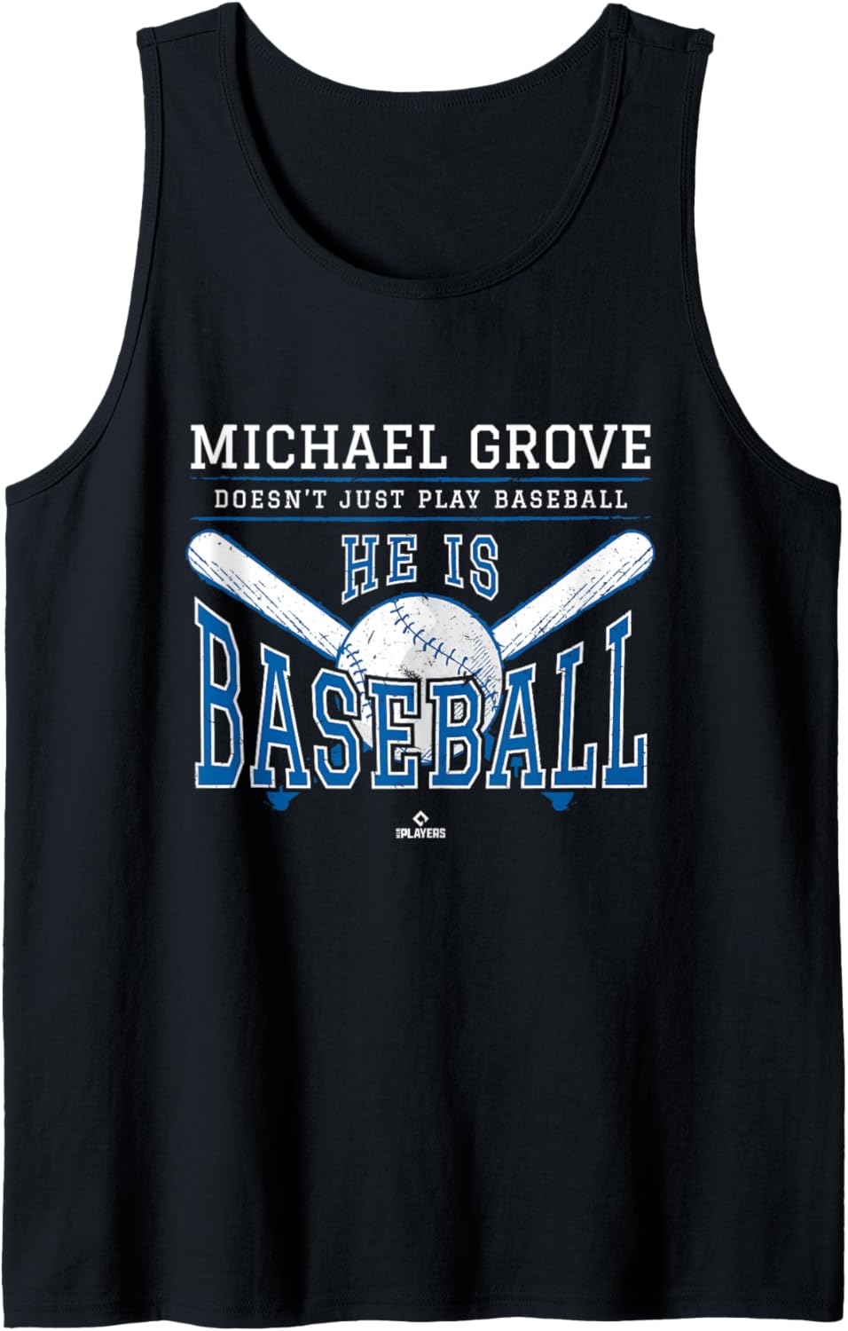 He is Baseball Michael Grove Los Angeles Baseball MLBPA Tank Top Tank Top | Everyday Casual Wear