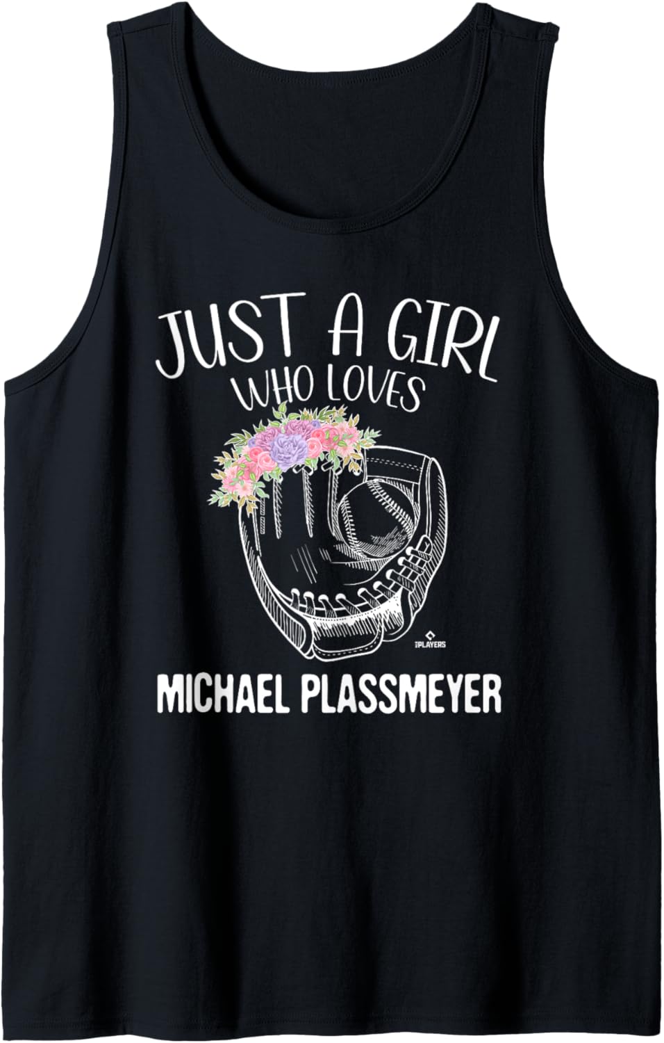 Just A Girl Who Loves Michael Plassmeyer Prospect Baseball Tank Top Tank Top | Everyday Casual Wear