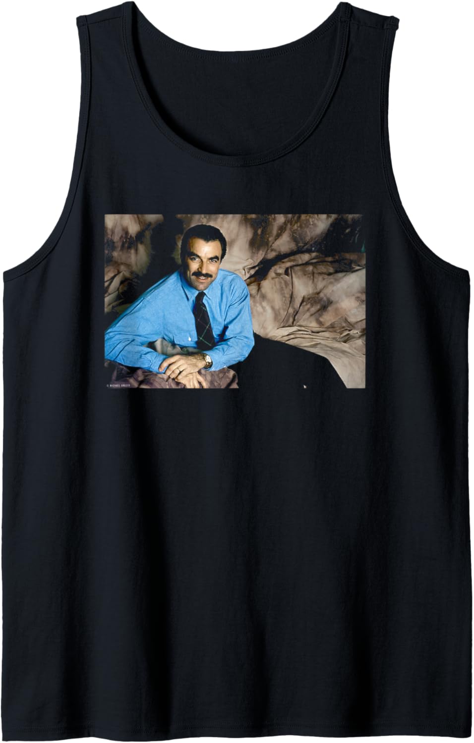 Magnum P.I. Actor Tom Selleck By Michael Grecco Tank Top Tank Top | Viral Streetwear Style