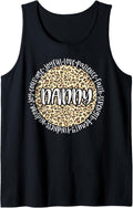 NANNY Cheetah Leopard Print Circle Love Patience Black Tank Top Tank Top Streetwear Style Best Seller Look