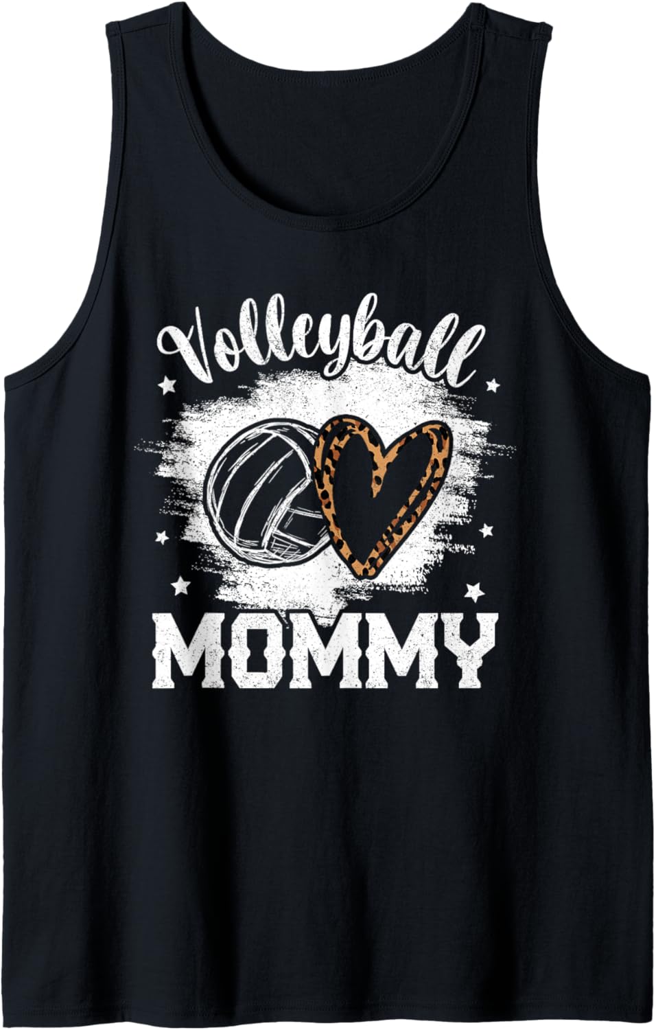 Volleyball Game Day Leopard Cheetah Women Volleyball Mommy Tank Top Tank Top Trending US Best Seller Look