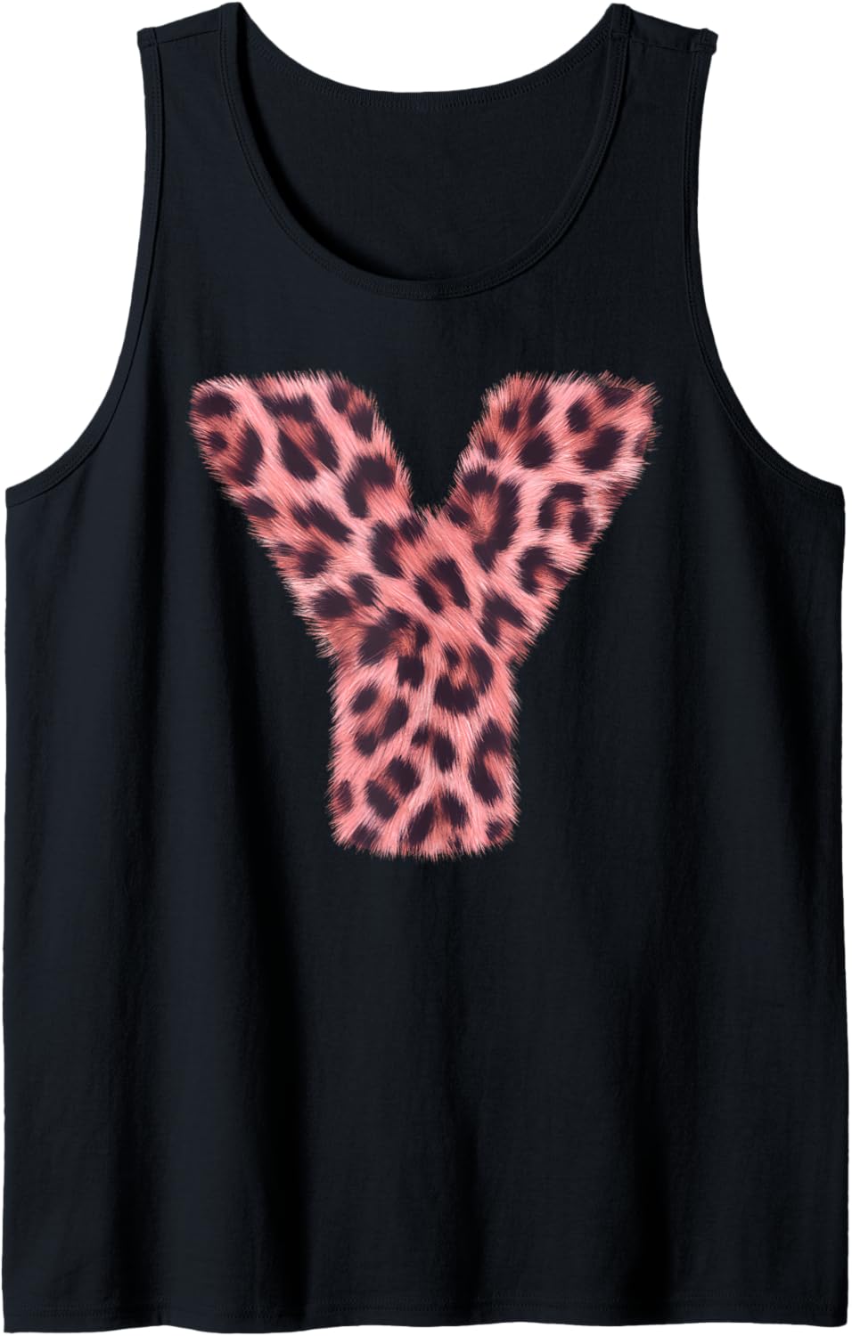 Letter Y Cheetah Leopard Print Pink Initial Zebra Matching Tank Top Tank Top Trending US Everyday Wear