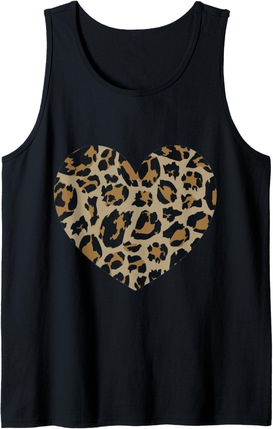 Love Cheetah Leopard Print Heart Valentines Day Girls Women Tank Top Tank Top Premium Print Fan Favorite