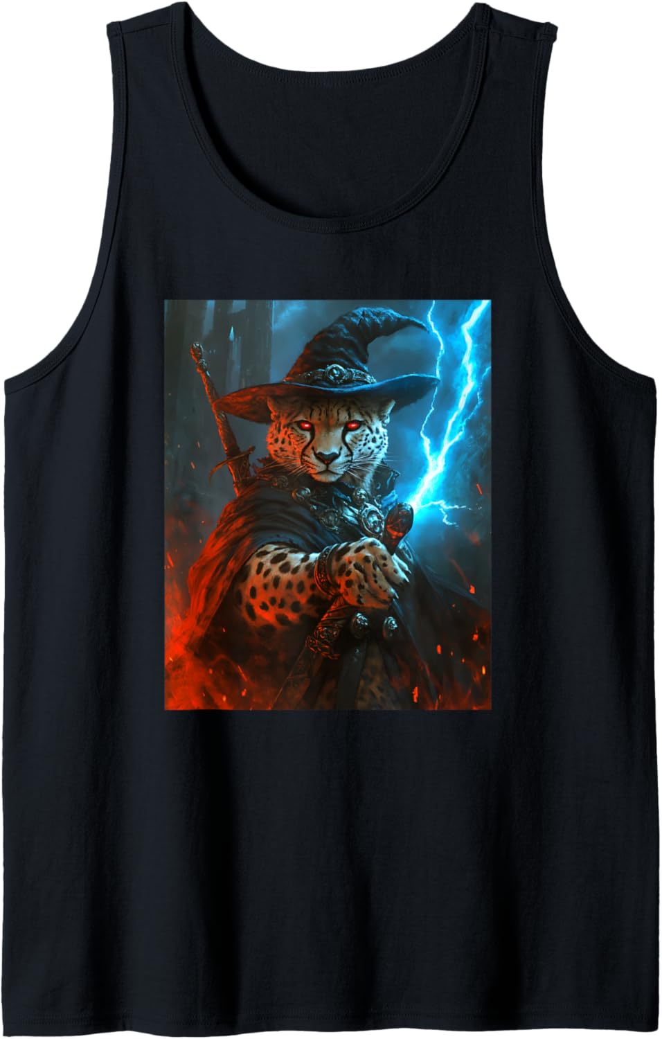 Fantasy Safari Animal Cheetah Tank Top Tank Top High Search Demand US Top Pick