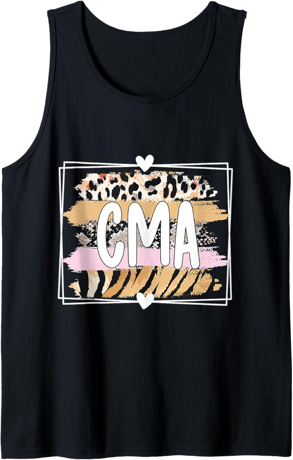 Certified Medical Assistant CMA Leopard Cheetah Print Tank Top Tank Top Trending US Hot Right Now