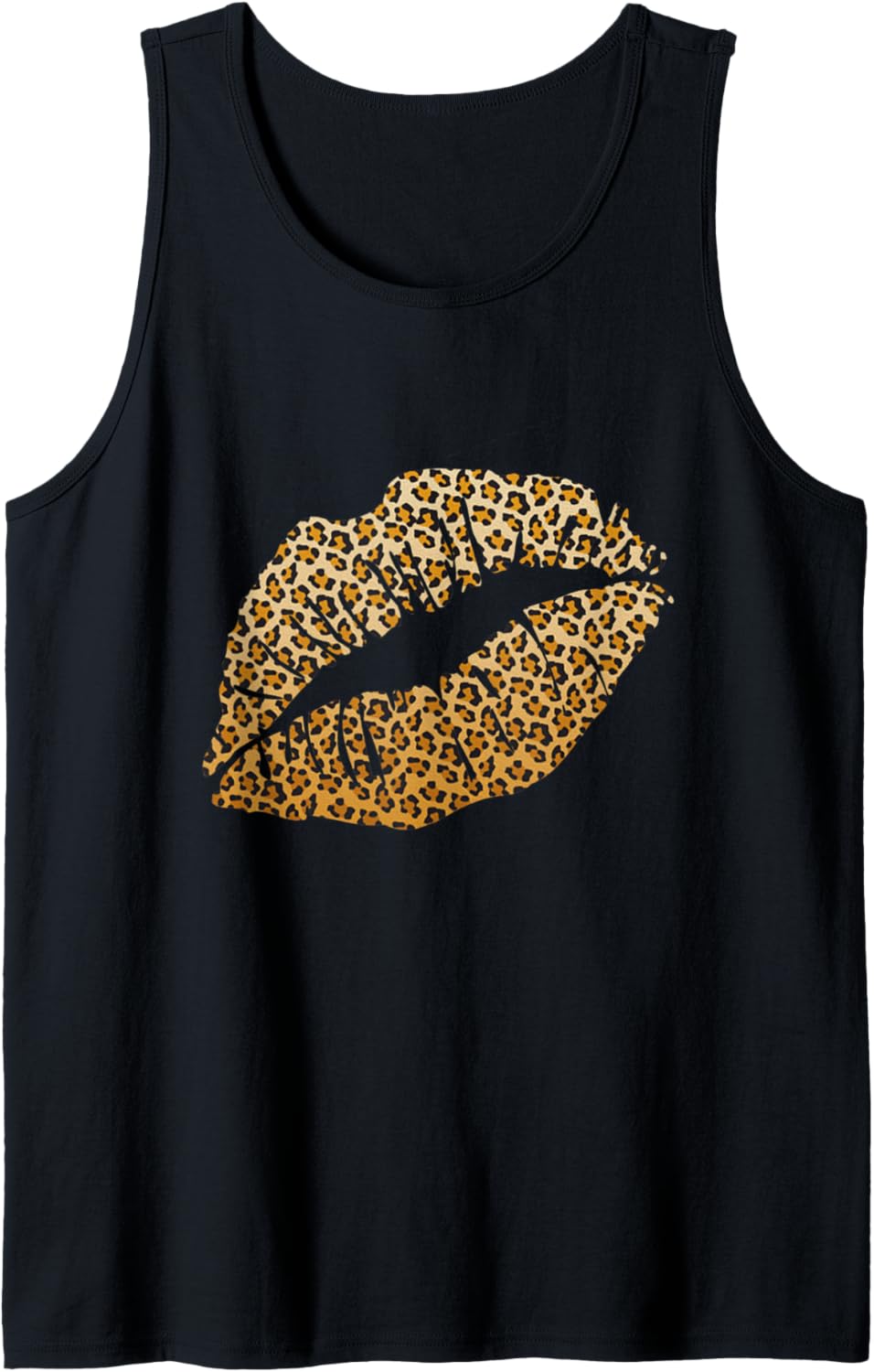 Cool Cheetah Lips Print Apparel Gift Idea Tank Top Tank Top High Search Demand Everyday Wear