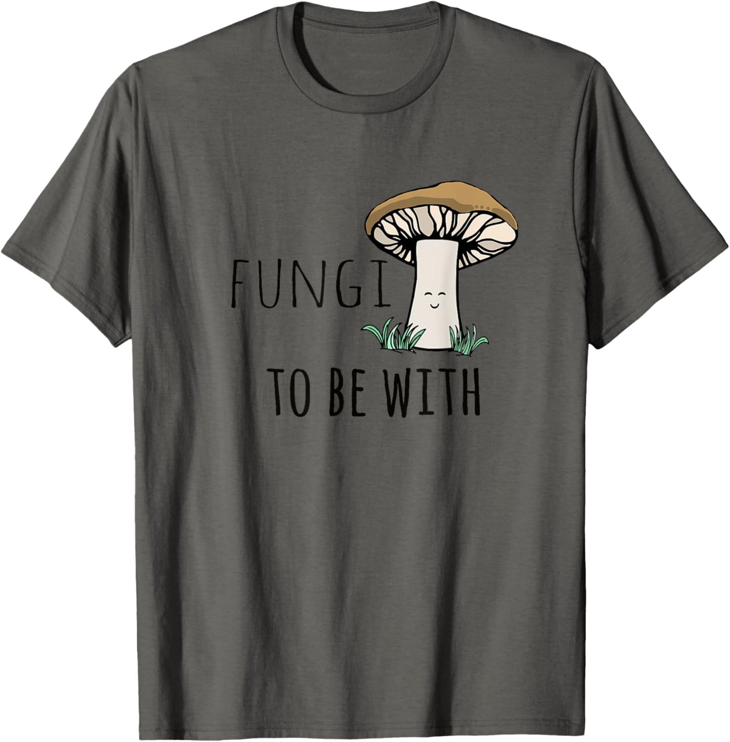 Moonlight Makers Women's Funny Mushroom T-Shirt, Grey, Small T-Shirt | Trending 2025 | Perfect Gift Idea