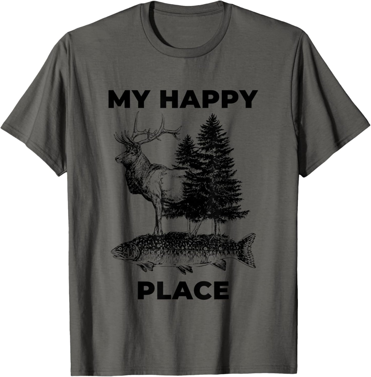 Outdoorsman My Happy Place Apparel | Google Shopping Optimized | Top Rated Comfort