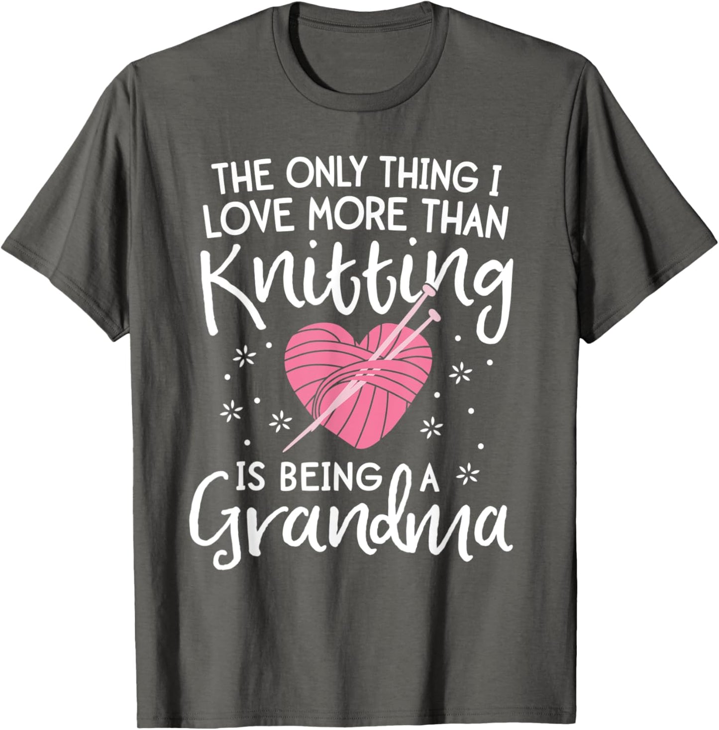 Love Knitting Shirt for Women Grandma Mother Yarn Knit T-Shirt | Viral US Pick | Best Seller Choice