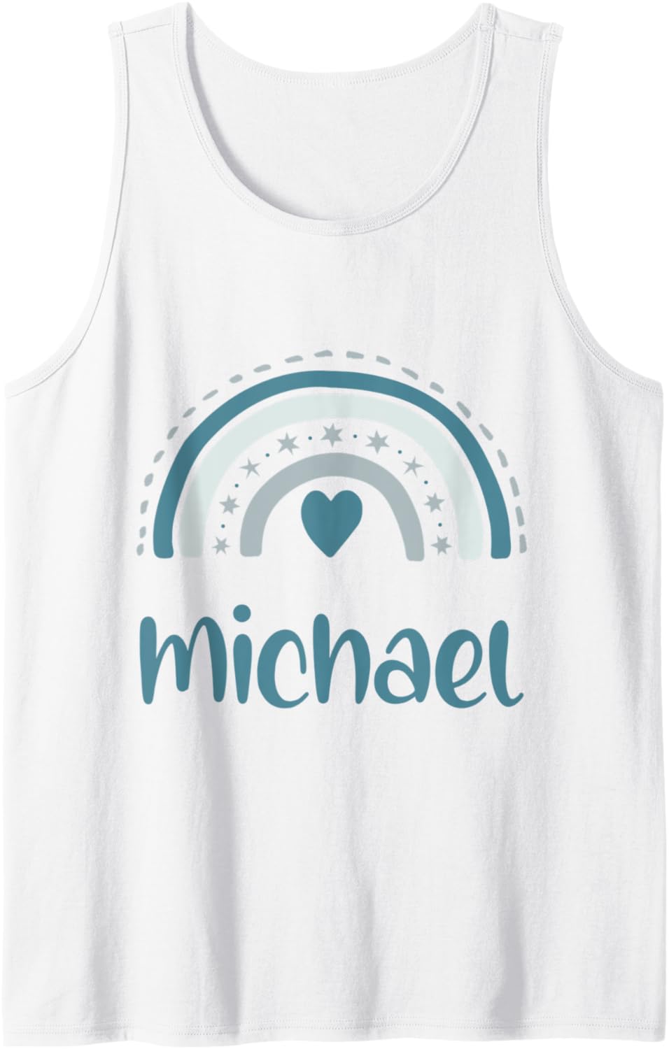 Rainbow Michael Tank Top Tank Top | US Best Seller