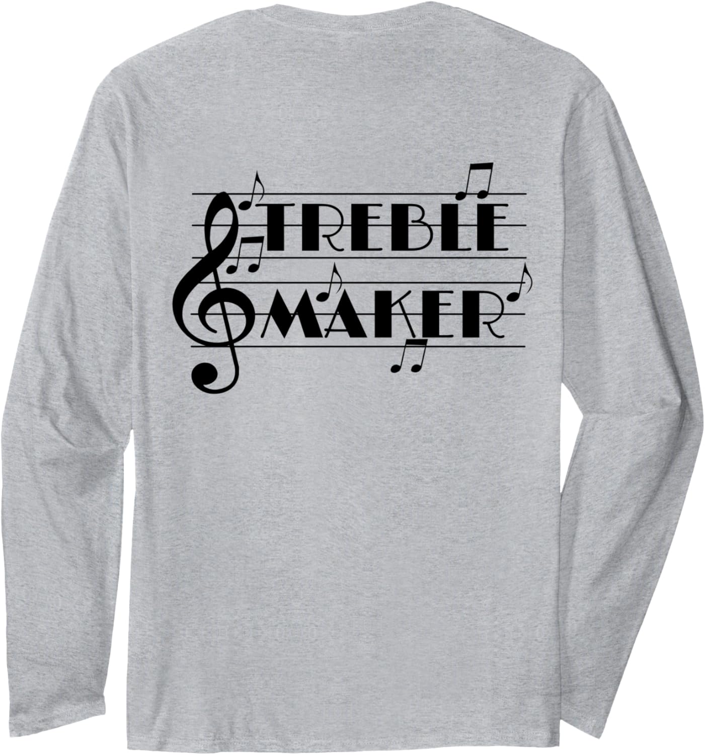 Funny Treble Maker Clef Music Long Sleeve Apparel | US Viral Style | Aesthetic Fit