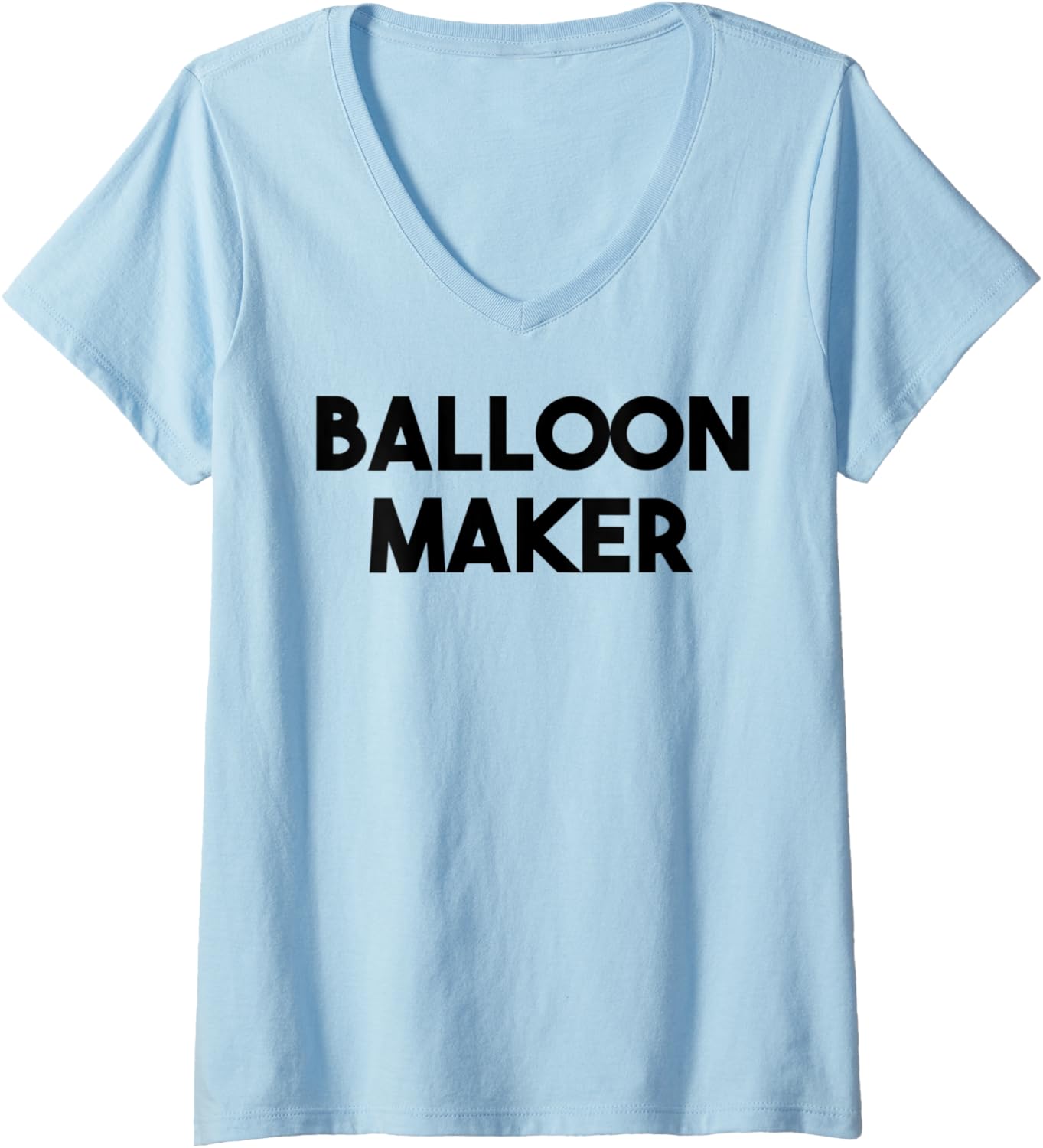 Womens Balloon Maker V-Neck Apparel | US Viral Style | Aesthetic Fit