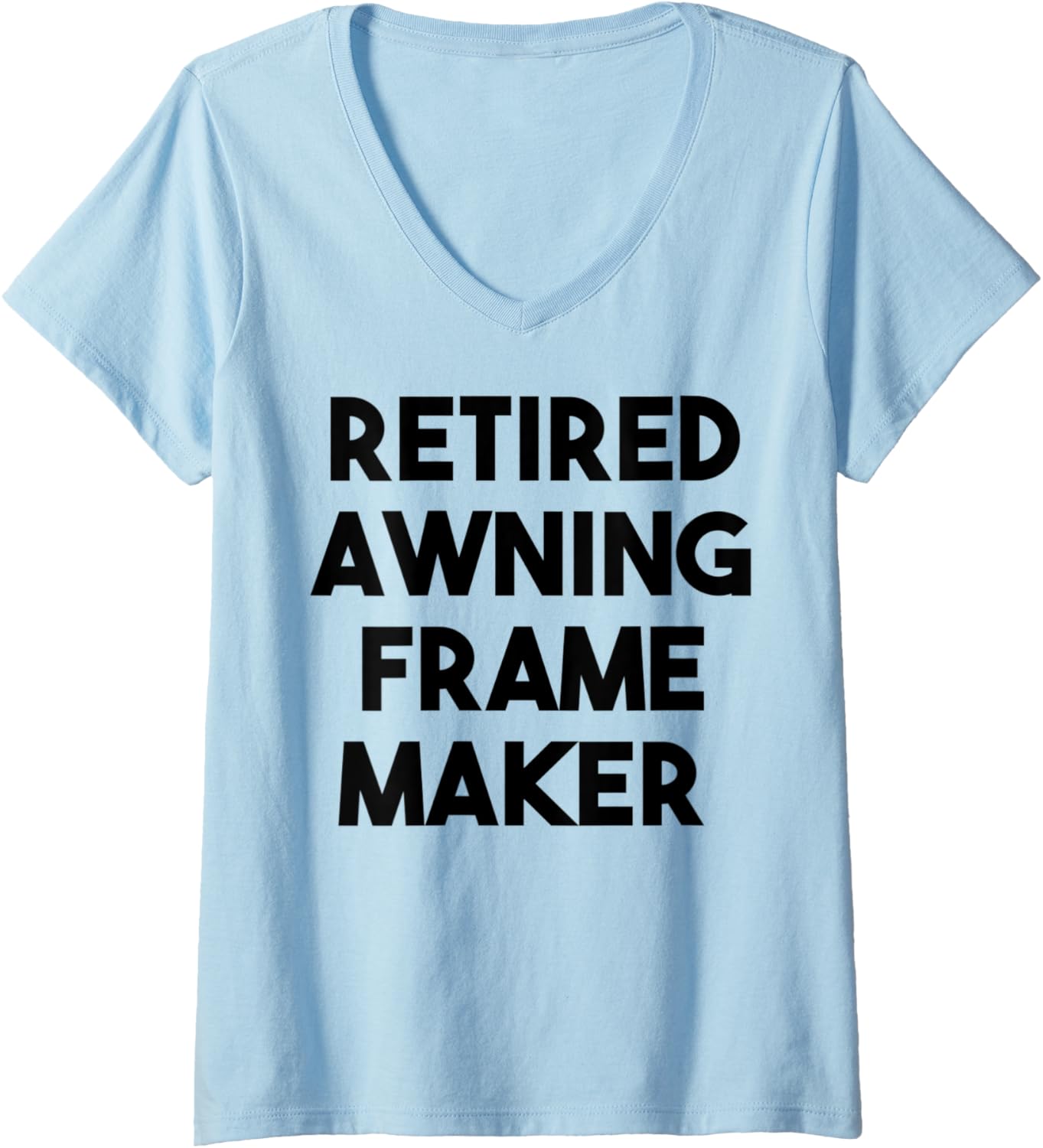 Womens Retired Awning Frame Maker V-Neck Apparel | Best Seller Pick | Aesthetic Fit