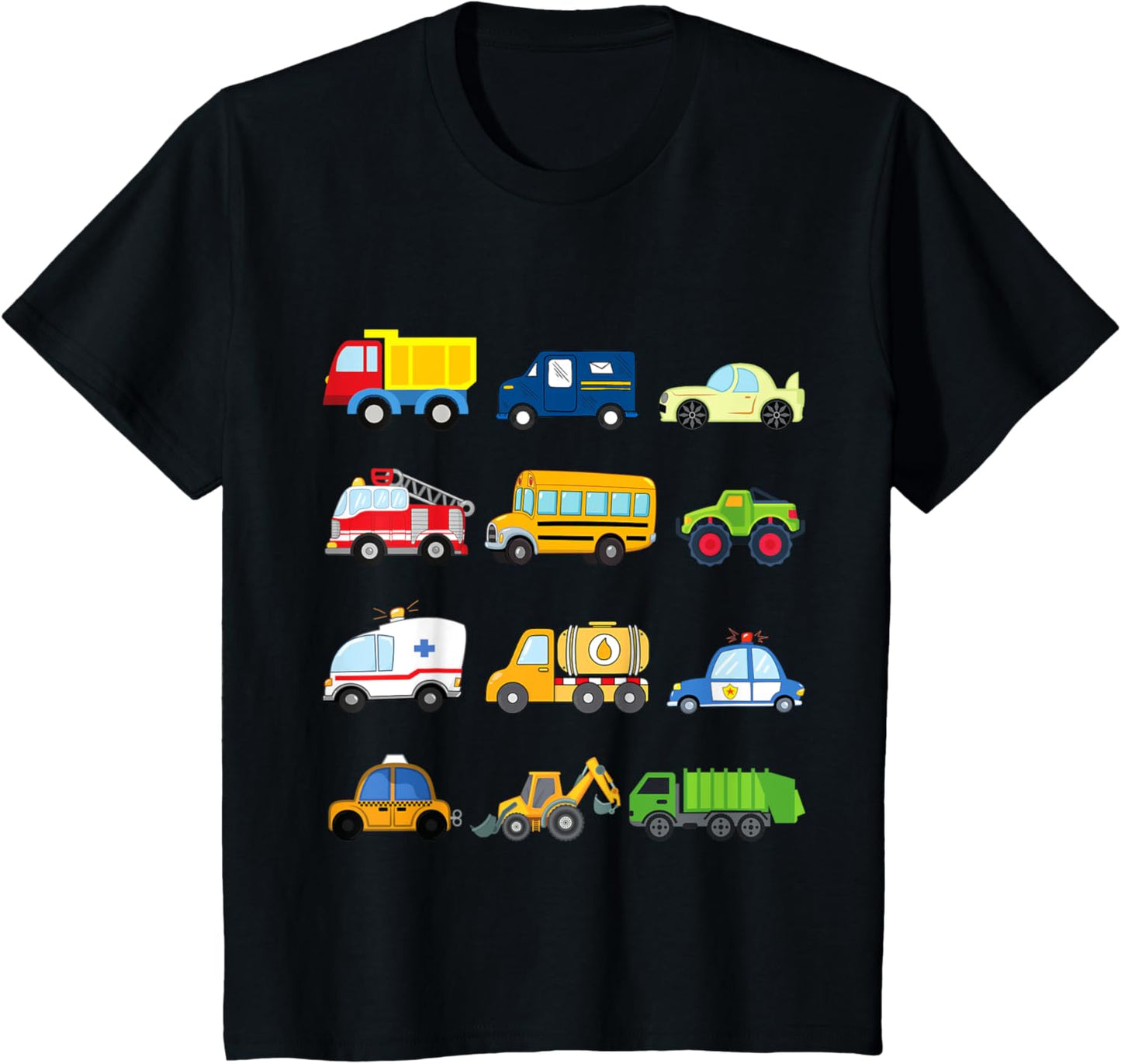 Kids Cars and Trucks and Things That Go Places Toddler Little Boy Apparel | Bestseller Style | Daily Wear Essential